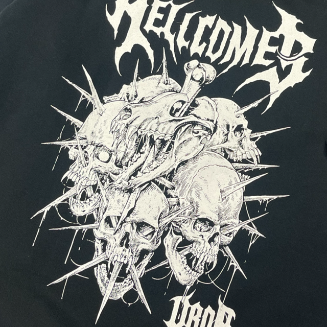 DROP x HELLCOMES 'spiked' Unisex Tee - Image 3